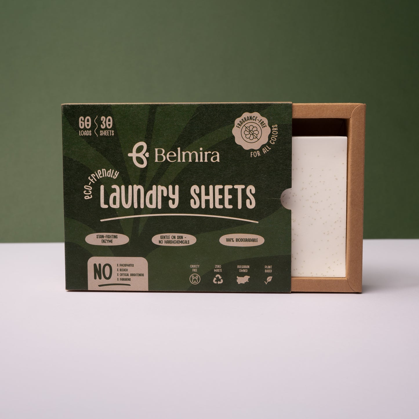 Belmira - Чистият прах за пране на листове