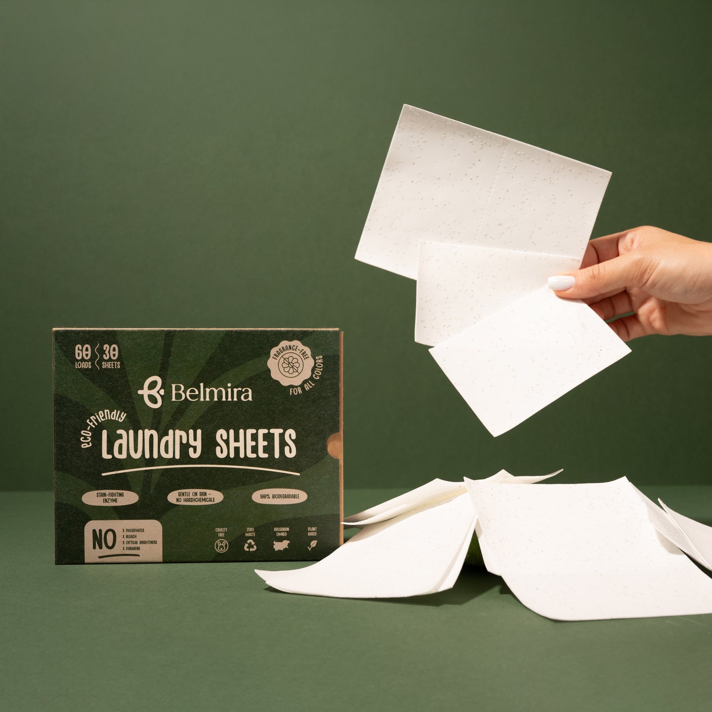 Belmira - Чистият прах за пране на листове